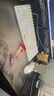 RK98 机械键盘有线键盘游戏键盘100键98配列RGB背光电脑键盘热插拔键线分离白色青轴 实拍图
