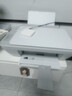 惠普（HP） 2332彩色打印机家用家庭办公复印扫描一体机喷墨手机无线连接小型照片学生打卷子作业A4 2332+小白盒【手机无线+远程打印+USB连接】 套餐一(黑色可加墨墨盒+黑色墨水3瓶) 实拍图