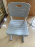 育才儿童学习椅子中小学生写字椅写作业可升降调节家用书桌椅靠背座椅 基础款升降34-44cm 灰色 实拍图