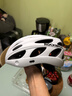 洛克兄弟（ROCKBROS） 骑行头盔带风镜一体男女山地车公路车安全帽眼镜骑行装备 透气款-白色（灰色镜片+帽檐） L码（58-62cm） 实拍图