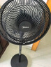 美的（Midea）【超级单品】七叶轻音立式电风扇家用柔风落地扇台式桌面小型风扇大风量节能摇头宿舍电扇 SAF30AB 实拍图