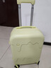 G.duck小黄鸭行李箱小型大容量拉杆旅行箱女高颜值密码登飞机箱短 雪糕箱淡鹅黄 20英寸 实拍图