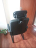 南皇弓形椅办公椅老板椅真皮家用电脑椅办公室座椅总裁椅麻将椅子靠背 黑色超纤皮|3d头枕-53cm加高靠背 不可调节 固定扶手 +乳胶+加粗钢脚 实拍图