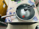 康巴赫炒锅不粘锅316L不锈钢炒菜锅32cm蜂窝平底煎炒锅电磁炉燃气灶通用 实拍图
