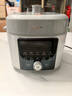 美的（Midea）沸腾浓香双模式小飞侠电压力锅0氟0涂层双胆高压锅5L智能预约家用煲汤4-6人煮饭煲E5825N国家补贴 实拍图