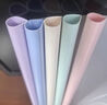 齐心（COMIX）5只装 莫兰迪色水滴杆抽杆夹A4/15mm背宽文件夹拉杆夹学生试卷夹简历产检报告收纳夹 EA3715-5 实拍图