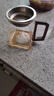 忆壶茶 公道杯加茶漏茶水分离玻璃茶具配件套装带过滤网茶海杯子分茶器 【黑胡桃木把】山海公道杯350ML 实拍图