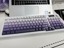 狼蛛（AULA）S99无线蓝牙有线三模键盘机械手感 游戏电竞专用RGB背光拼色静音键盘鼠标套装mac电脑键盘 S99Pro紫气东来【多功能显示屏】三模RGB 实拍图
