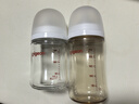 贝亲（Pigeon）玻璃奶瓶160mlS码+PPSU奶瓶240mlM码 1-6个月奶瓶套装 实拍图