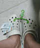卡骆驰（CROCS）洞洞鞋贝雅卡骆班轻便耐磨一脚蹬休闲鞋|205089 冬日白/彩色-1LI 43 (270mm) 实拍图