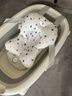 英氏（YEEHOO）婴儿洗澡盆浴盆宝宝可折叠幼儿坐躺浴桶小孩家用新生儿童用品 星星浴垫 实拍图