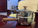 kims cook雪平锅无涂层家用小奶锅五层不锈钢辅食泡面锅304不锈钢20cm+蒸笼 实拍图