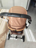HEGERBABY高端婴儿车0-3岁用折叠可坐可躺带减震新生儿宝宝高景观婴儿车 卡其+安全提篮【新升级顶配款】 实拍图