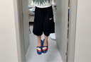 特步（XTEP）儿童夏季新款男童运动五分裤运动休闲短裤百搭薄款短裤 深奥蓝【9043】 140 cm 实拍图