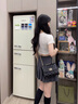 狄梵普包包女包2026新款真皮单肩斜挎包七夕情人节生日礼物送女友送老婆 黑色【礼盒装】 小包 实拍图