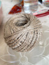 麻绳绳子麻线diy手工编织材料网格装饰照片墙吊牌细麻绳 本色3mm50米1卷（球形） 实拍图