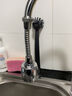 美厨（maxcook）水龙头防溅头 厨房万向旋转过滤延伸器防溅头长款20cm MCPJ3646 实拍图