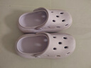 朴西奶酪踩屎感洞洞鞋女厚底凉鞋沙滩包头拖鞋外穿情侣 香芋紫 35-36 实拍图
