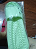 凉拖鞋男士夏季新款室内家居防滑浴室洗澡踩屎感厚底情侣一字拖鞋 绿色 40-41 实拍图