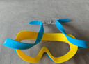 京东京造 儿童泳镜男女童高清防水防雾大框专业游泳训练护目镜  蓝黄色 实拍图
