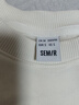 森马（Semir）[商场同款]女oversize发热抗菌2024冬季绣花抓绒上衣101724116004 实拍图