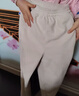 巴布豆儿童裤子秋冬季男童加绒保暖女童灯芯绒长裤时尚宽松潮流童装 米 110 实拍图