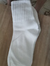 【新疆长绒棉】精梳棉袜子男女同款运动抗菌吸汗耐磨舒适透气高棉 黑色 1双 均码 【中筒】 实拍图