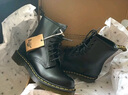 马丁博士（Dr.Martens）1460 W英伦女款早秋经典款通勤光面皮黑色马丁靴 黑色 42 建议拍大一码 实拍图