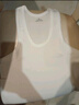 【100%纯棉】男士背心运动跨栏工字背心健身弹性内搭男汗衫四季款 白色 一件装 L 体重【90-120斤】 实拍图