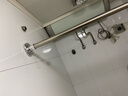 访客晾衣杆伸缩浴帘杆免打孔浴室晒衣杆不锈钢卫生间撑杆 方0.7~1.2米 实拍图
