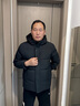 俞兆林中老年人羽绒服男装冬季男士保暖加厚爸爸羽绒服连帽外套爷爷装 灰色 2XL (建议140-160斤) 实拍图