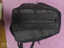 炫彩小背包防水超轻双肩包情侣运动包男士学生旅行包夏季学生书包 黑色 中包 实拍图