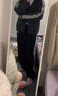 adidas情侣款休闲舒适束脚运动裤男女秋季阿迪达斯官方   黑色/白色   L 实拍图