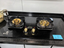 樱花雪燃气灶双灶家用猛火灶天然气灶煤气灶防干烧5.2kw大火力不锈钢液化气灶罐装专用台式嵌入式灶具 4.0防干烧九腔直喷定时款【黑钛金不锈钢】自动断气 液化气 实拍图