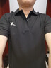 特步运动t恤短袖男夏装新款跑步速干衣薄款训练服半袖简约上衣polo衫 【商务polo衫】正黑色0118 L 175 实拍图