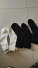 北极绒超厚加绒加厚袜子男秋冬长筒保暖中筒棉袜老年人东北长袜 【黑色3+白色2】 5双 均码 实拍图
