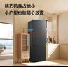 TCL 171升双开门二门双温区节能二级能效节能低音养鲜冰箱小型便捷租房迷你冰箱国家补贴R171L1-B 实拍图