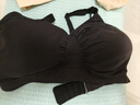 美德乐（Medela）哺乳文胸产后喂奶孕妇内衣单层前开扣轻盈款 黑色 L 实拍图