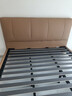 芝华仕（CHEERS）五星皮床简约小户型排骨架床头软包双人床芝华士C603卡其1.8m 实拍图