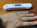 MITIR食品温度计室内厨房油温计婴儿奶温计水温计电子温度计粉色背光款 实拍图