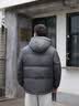 波司登（BOSIDENG）冬季羽绒服男士宽松短款休闲加厚连帽圆领休闲百搭外套 【店长推荐】星尘灰8F63 L 180/100A 体重约140-155斤 实拍图