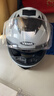 野马（YEMA）摩托车头盔电动车全盔男女士四季机车3C认证成人骑行电瓶车安全帽 皮亚冷淡灰盾甲-透明镜 透明镜片 实拍图