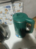 半球电热水壶自动断电智能保温开水烧水壶家用耐用不锈钢快煮 3L 绿色豪华-48小时保温款 实拍图