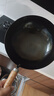 章丘铁锅正宗手工锻打铁锅无涂层物理不粘锅炒锅老式家用炒菜锅厨具轻音 标准版古法原色(未干烧） 32cm 实拍图