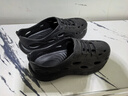 2025涉水洞洞鞋男款外穿新款户外防滑钓鱼专用凉鞋轮胎底男士 EVA洞洞鞋轮胎底-黑色 40 -41适合39-40 实拍图