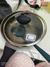 KIWICOO德国钛聚力平底锅不粘锅家用牛排煎锅无涂层煎蛋炒锅电磁炉燃气灶 【钛聚力煎炒锅】黑瓷耐脏 24cm 实拍图