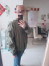 马登工装美式空中MA1飞行员夹克军事风短款外套复古棒球服男潮秋上衣 绿色 M 实拍图