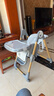 优乐博（ULOP）宝宝餐椅婴儿餐桌椅儿童家用吃饭座椅可一键折叠移动餐车辅食椅子 免安装多功能可坐可躺餐椅摩登灰 婴幼儿小孩0-3岁6适用 实拍图