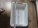 稻草熊零食玩具塑料收纳盒汽车杂物收纳筐车内宿舍户外物品办公收纳篮 北欧白-杂物收纳筐 大号【5个装】31*21*12.5cm 实拍图
