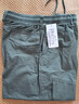 纯棉七分裤男夏季薄款工装裤运动沙滩休闲宽松水洗大口袋短裤子男 军绿色 4XL [165斤-190斤] 实拍图